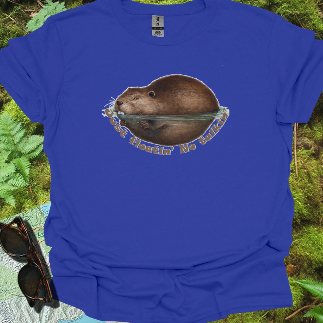 Just Floatin' No Talkin' T-shirt trendy