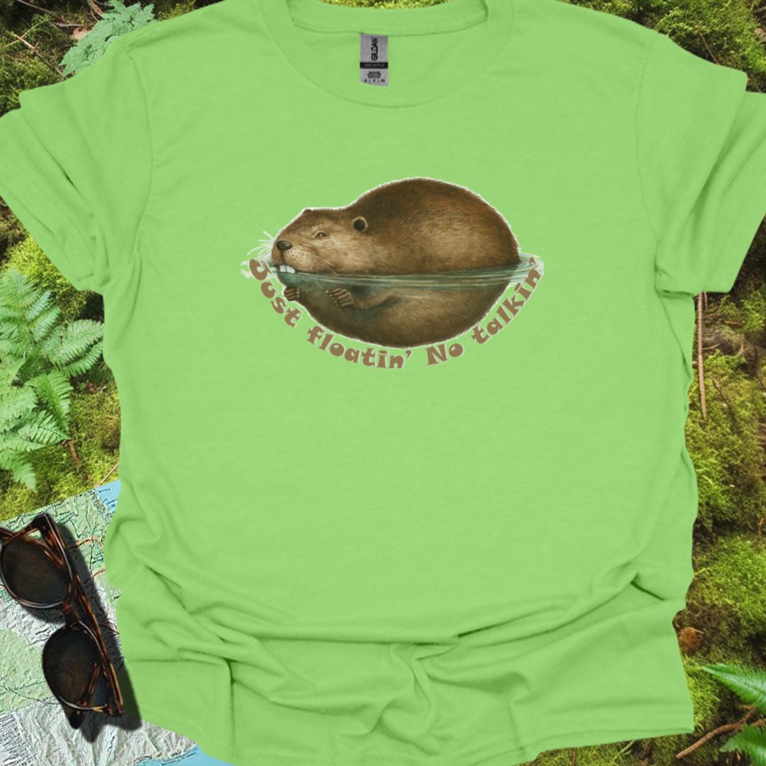 Just Floatin' No Talkin' T-shirt trendy