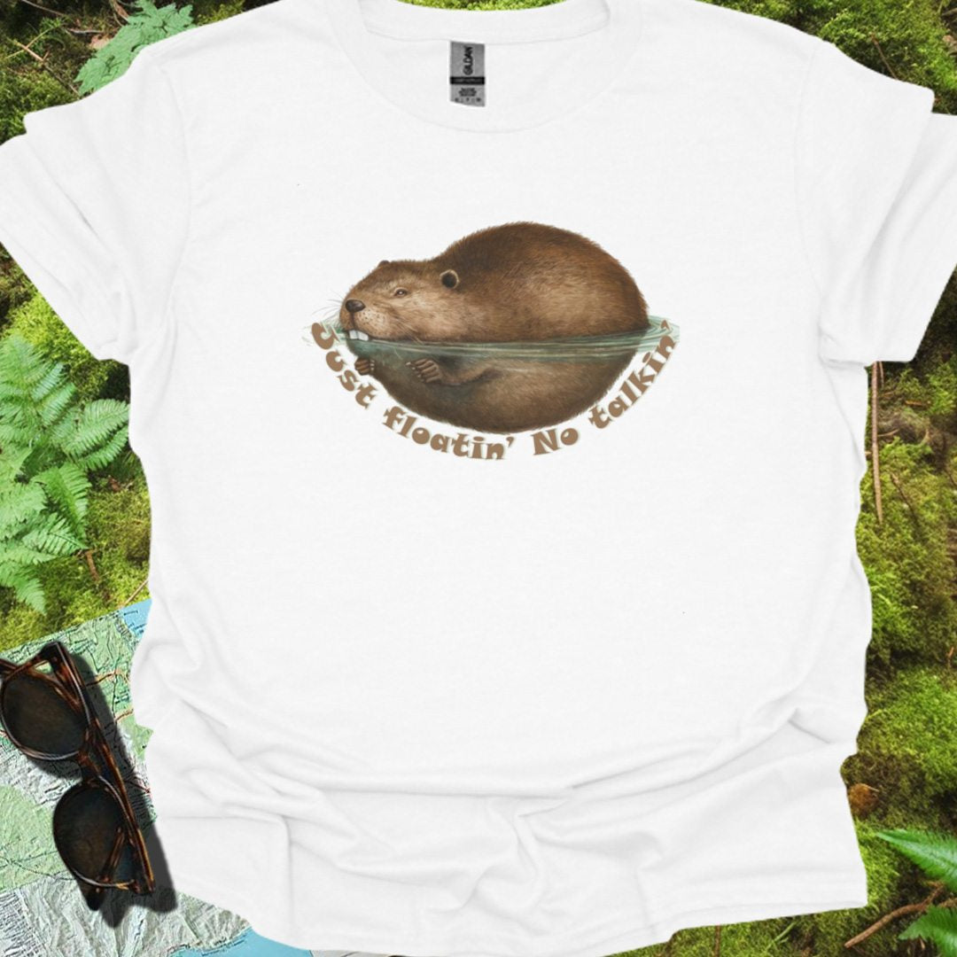 Just Floatin' No Talkin' T-shirt tijdloos