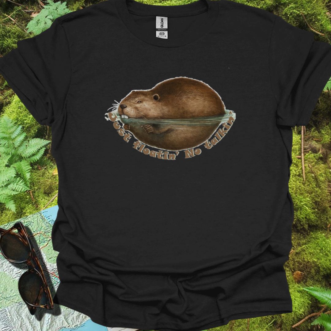 Just Floatin' No Talkin' T-shirt tijdloos