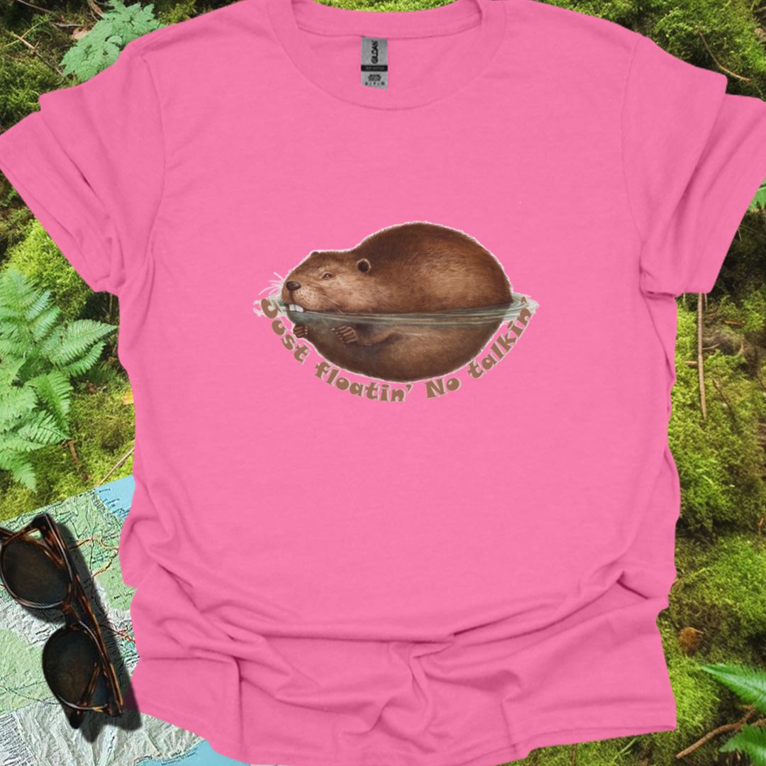 Just Floatin' No Talkin' T-shirt trendy