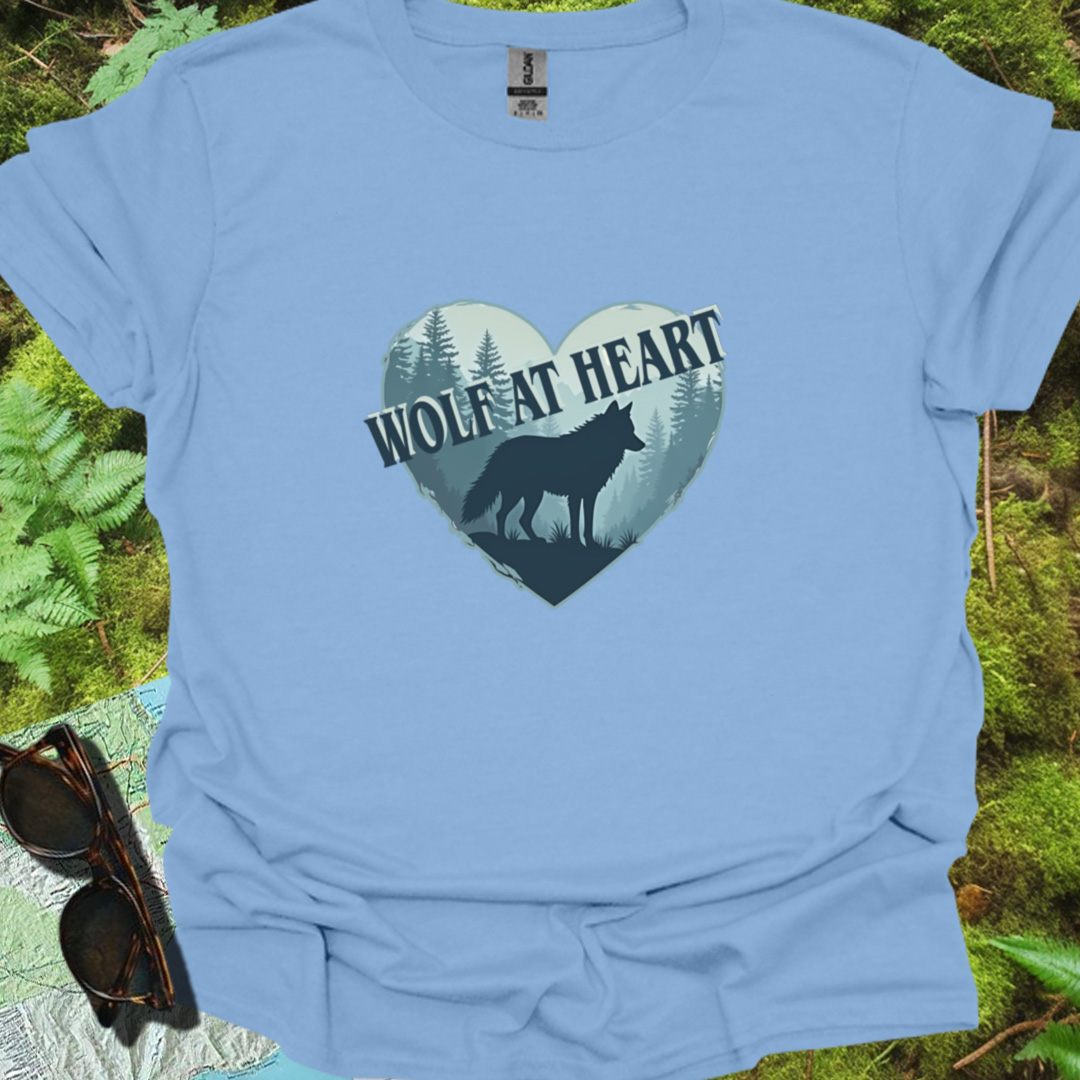 Wolf at Heart diagonaal T-shirt trendy