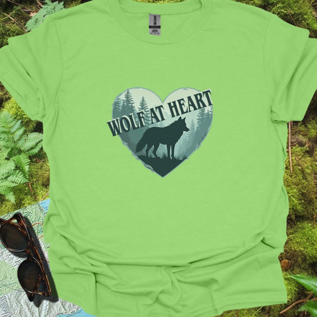 Wolf at Heart diagonaal T-shirt trendy
