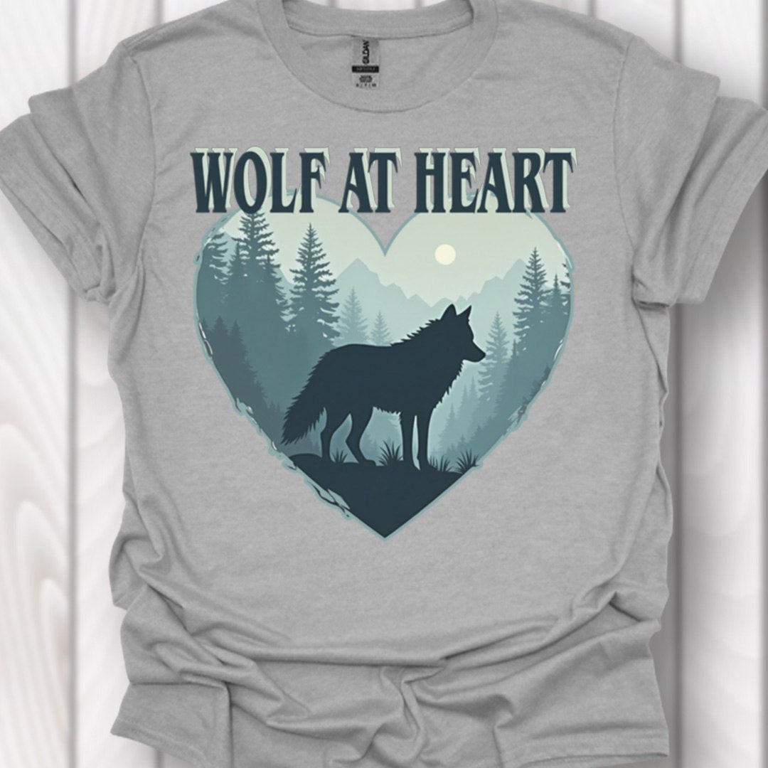 Wolf at Heart timeless T-shirt