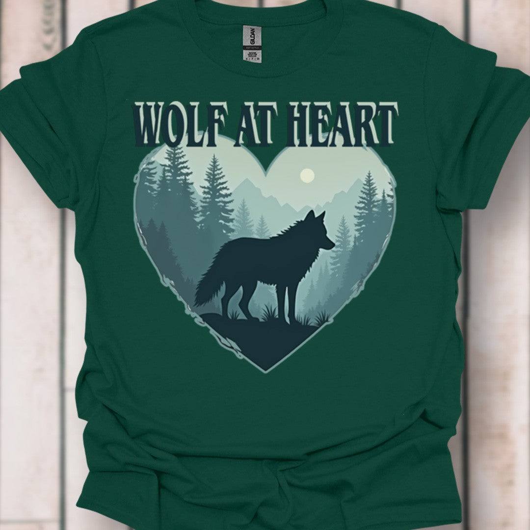Wolf at Heart timeless T-shirt