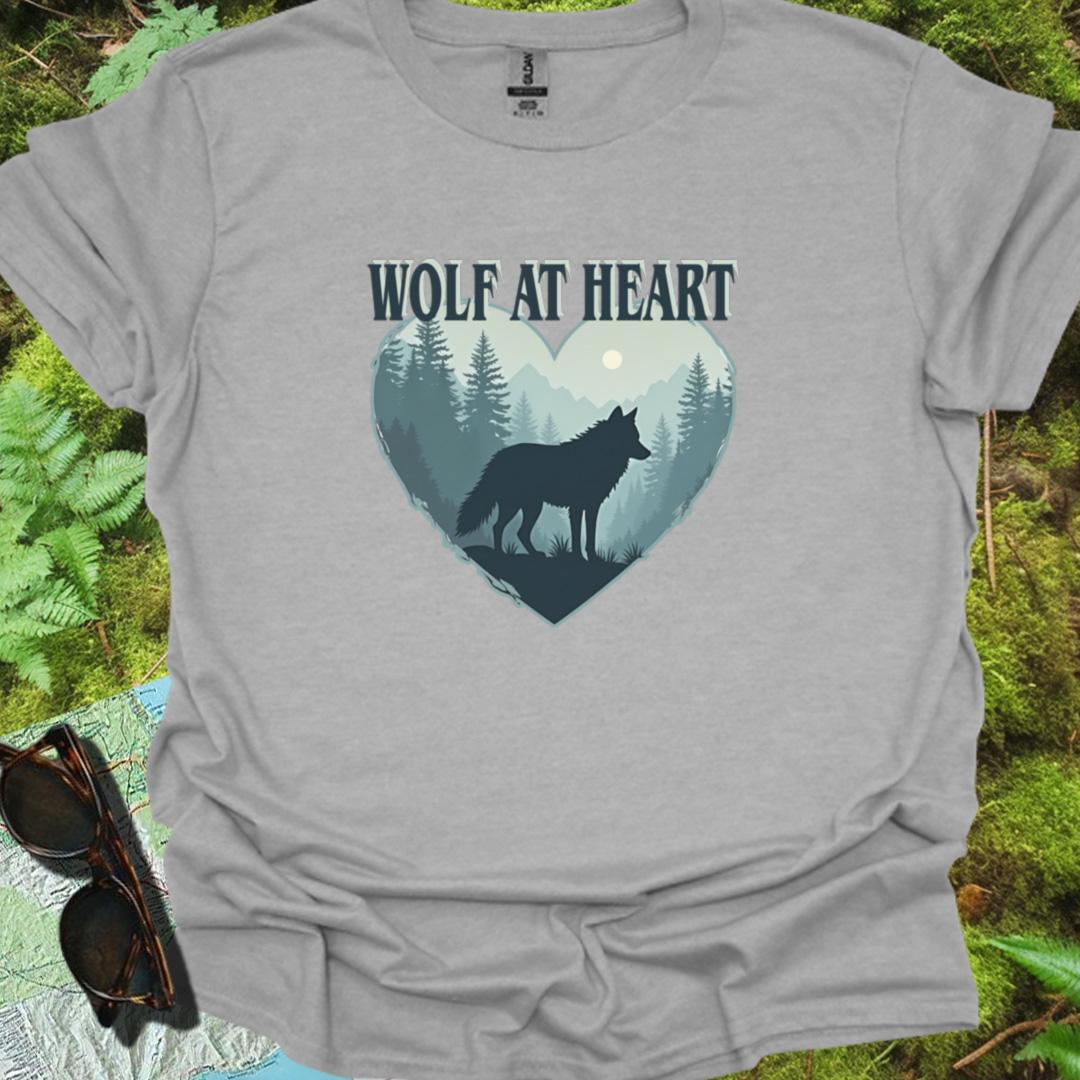 Wolf at Heart T-shirt tijdloos