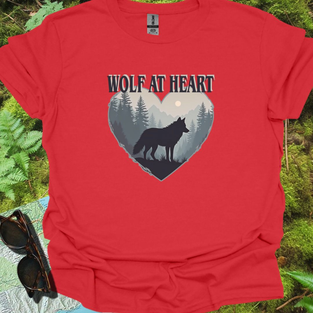 Wolf at Heart T-shirt trendy