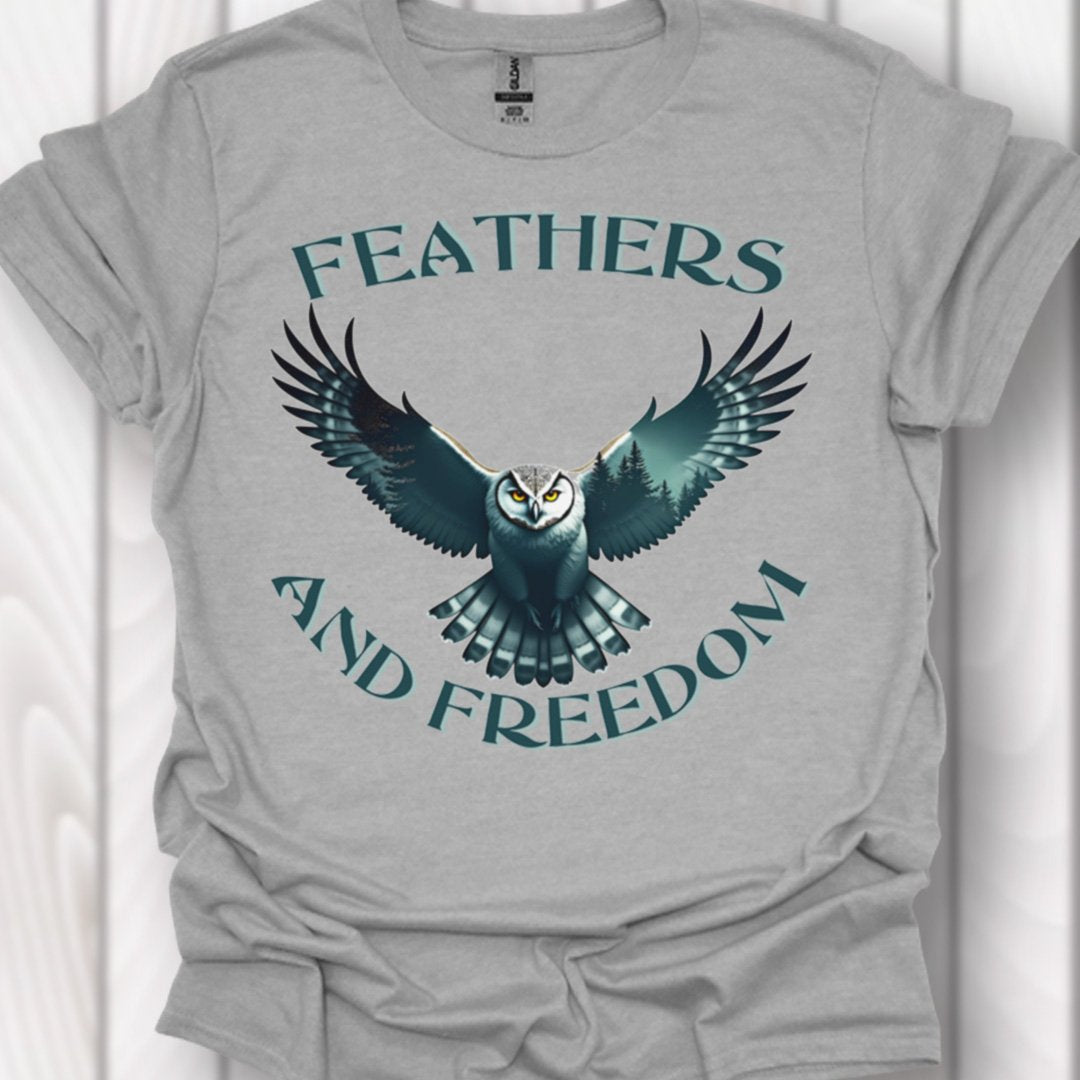 Feathers & Freedom timeless T-shirt