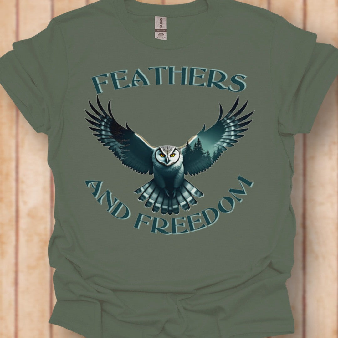 Feathers & Freedom timeless T-shirt