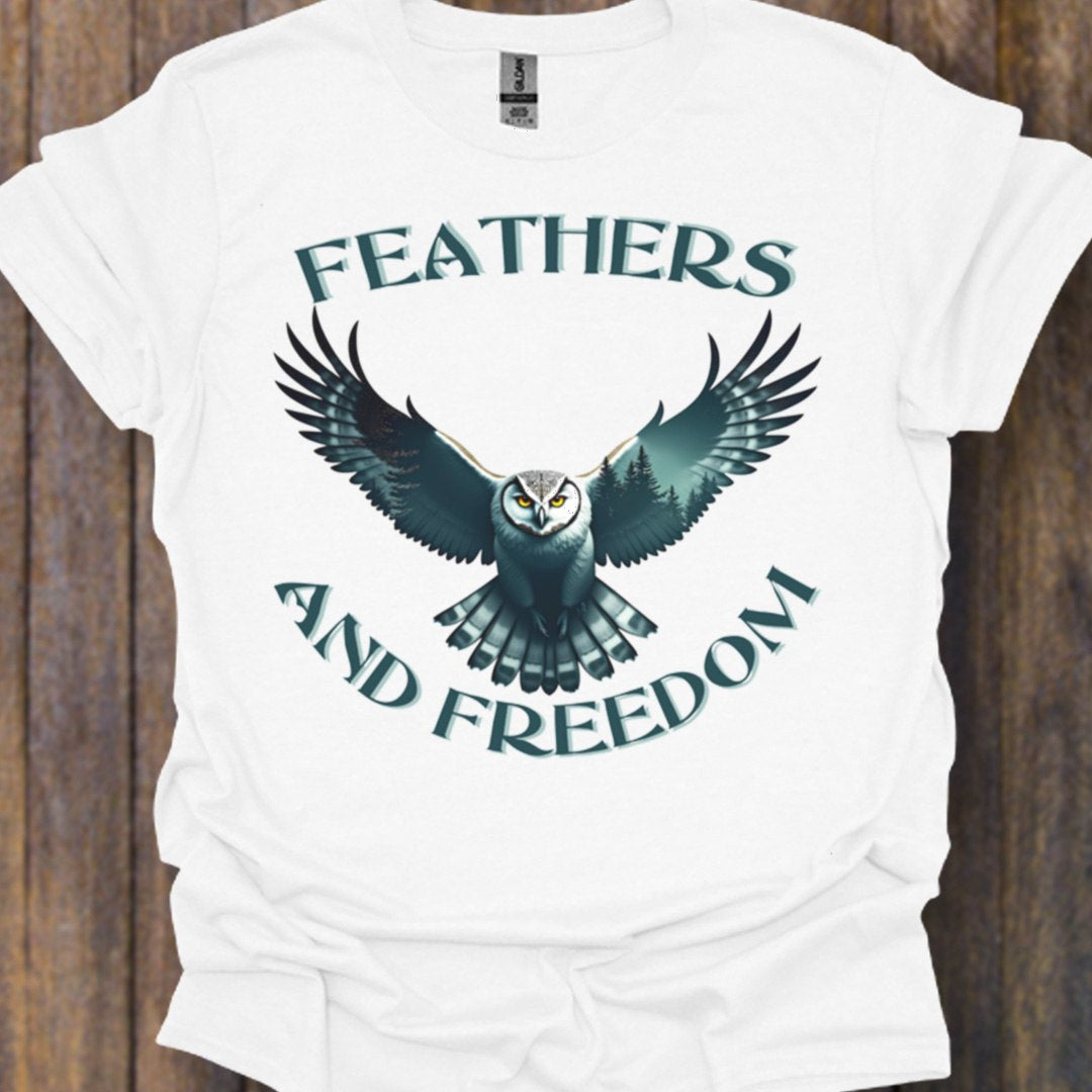 Feathers & Freedom timeless T-shirt