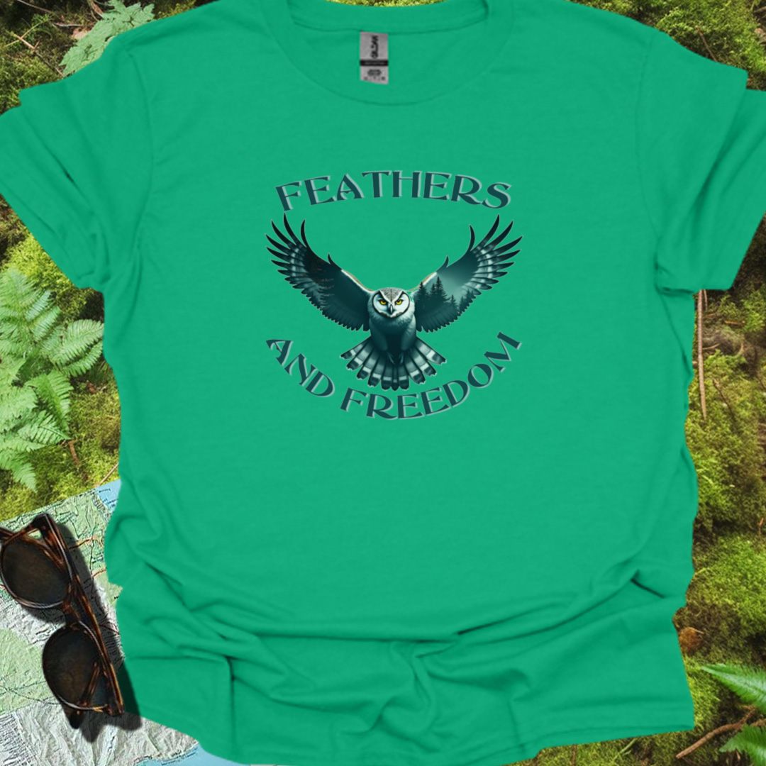 Feathers & Freedom T-shirt trendy