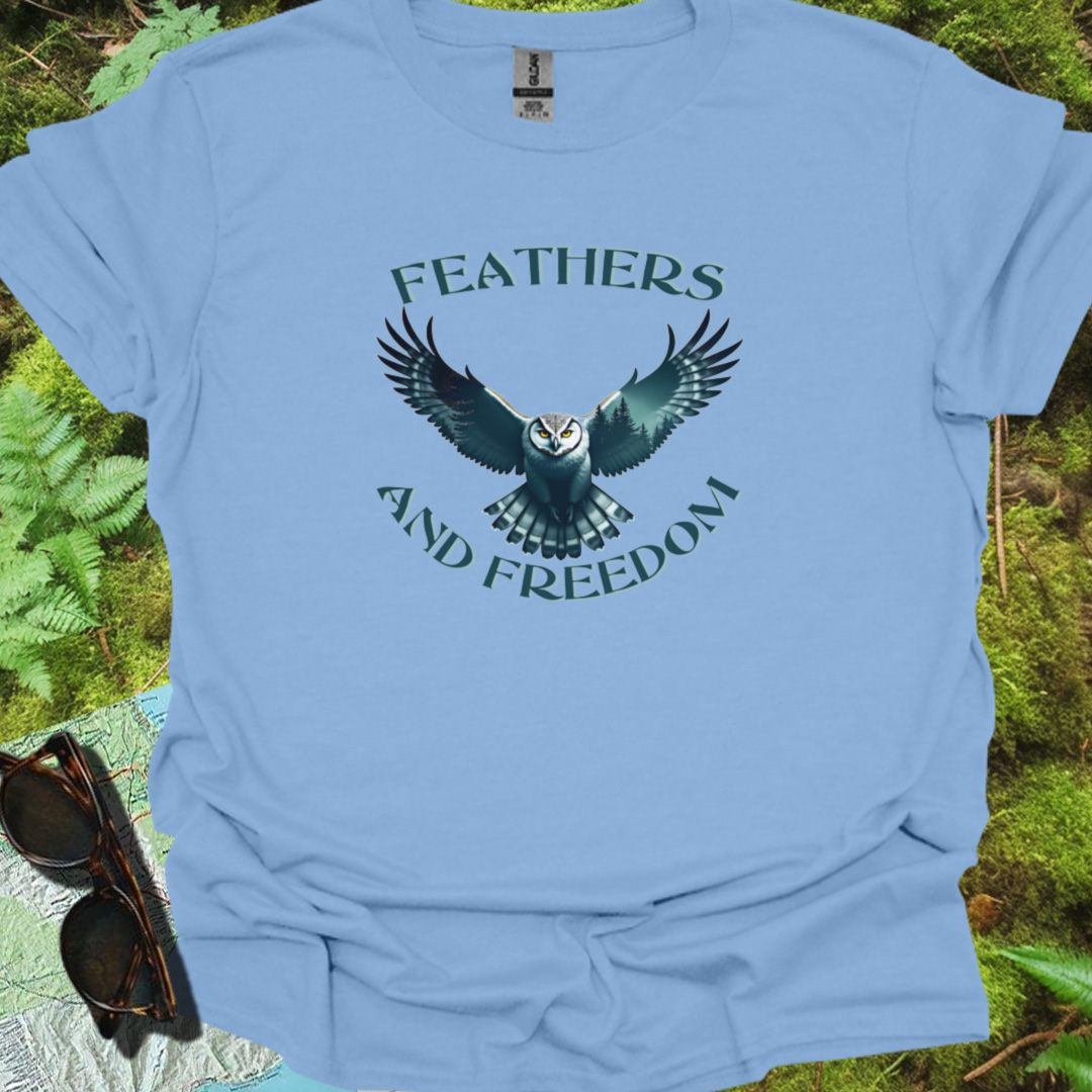 Feathers & Freedom T-shirt trendy