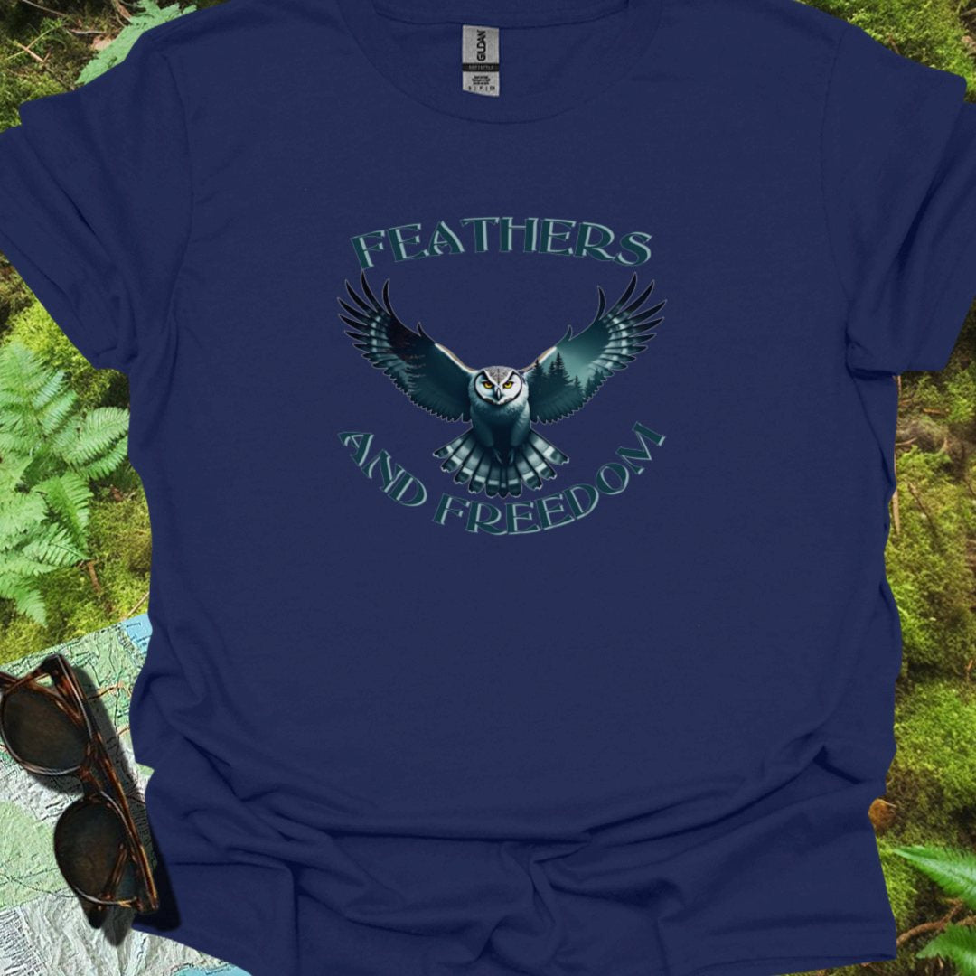 Feathers & Freedom T-shirt tijdloos