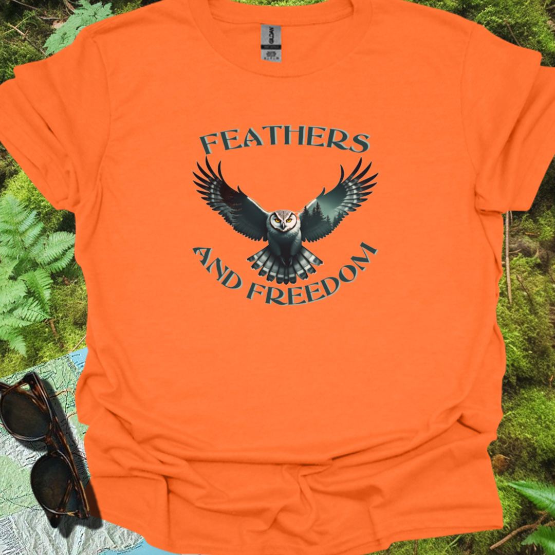 Feathers & Freedom T-shirt trendy