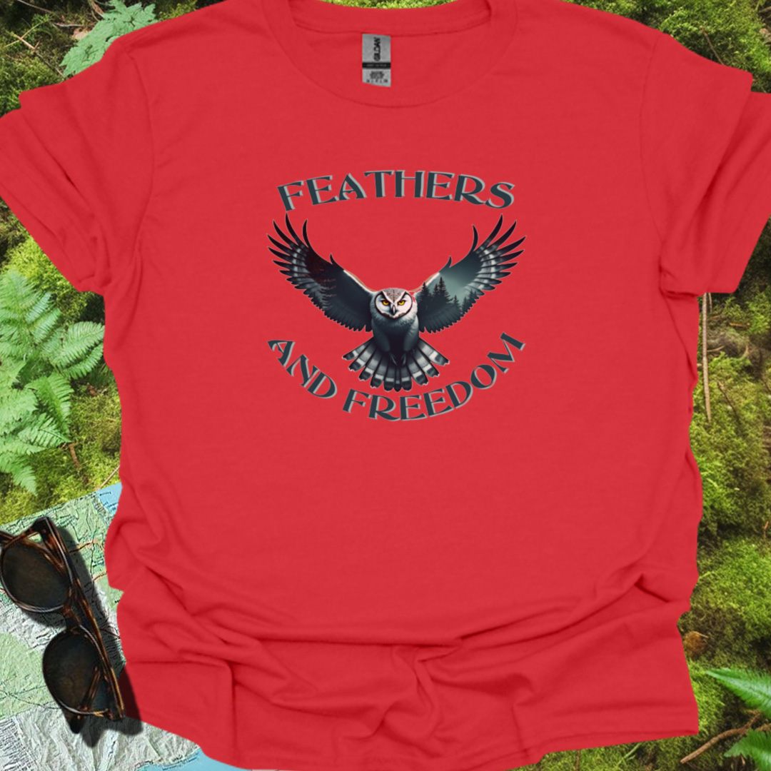 Feathers & Freedom T-shirt trendy