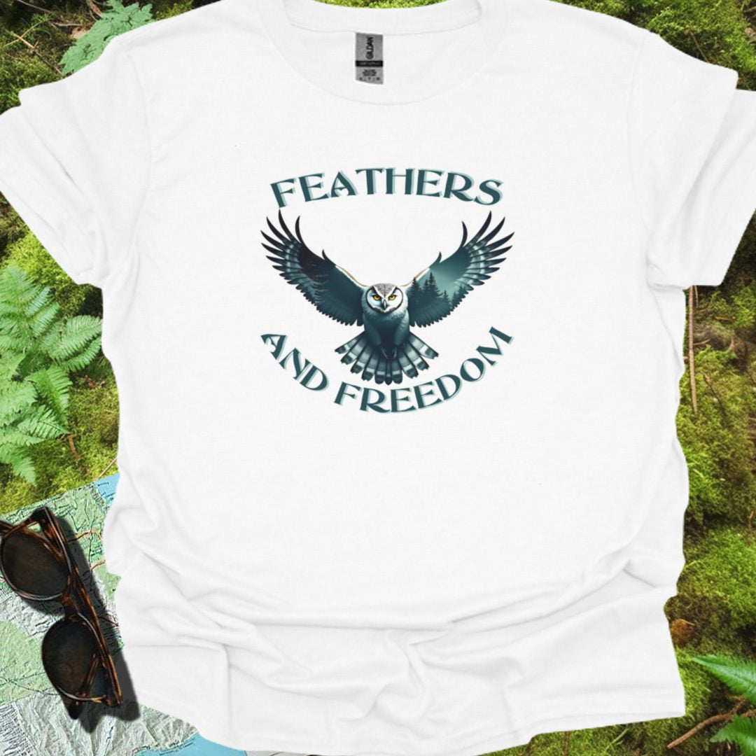Feathers & Freedom T-shirt tijdloos
