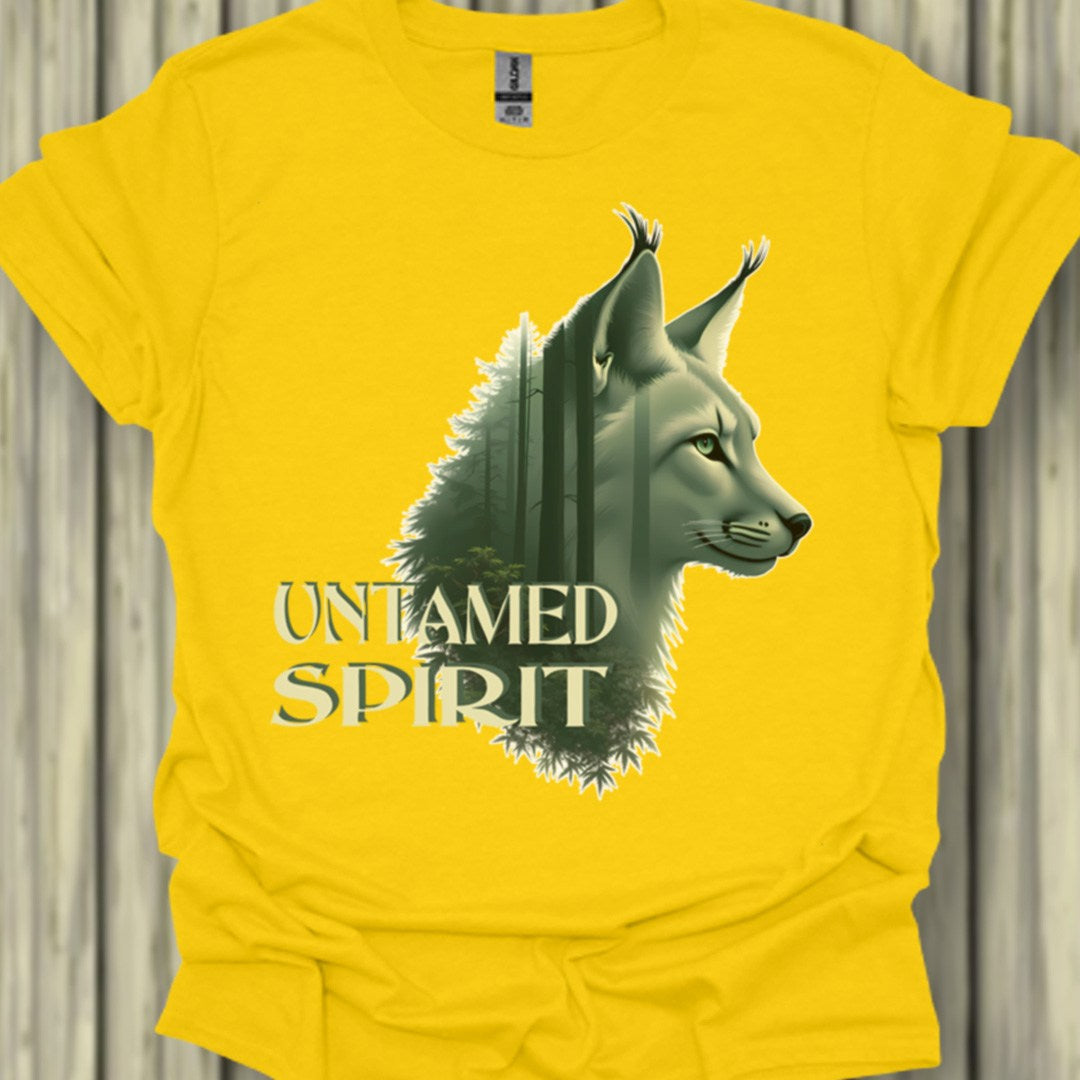 Untamed Spirit Lynx T-shirt tendance