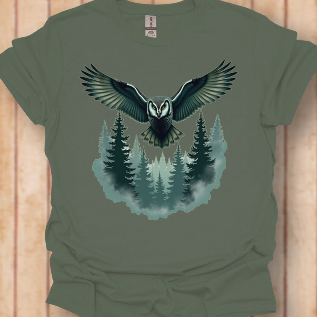 Mysterieuze Uil T‑Shirt