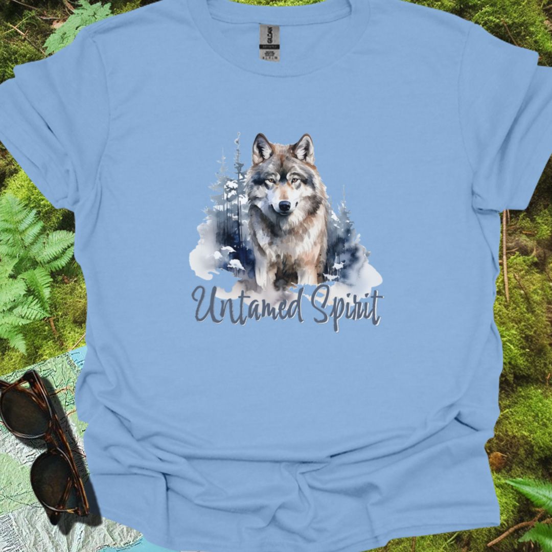 Untamed Spirit Wolf T-shirt trendy