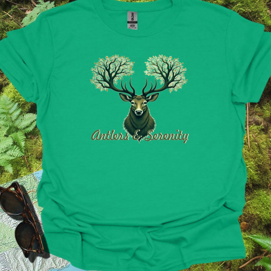 Antlers & Serenity T-shirt trendy