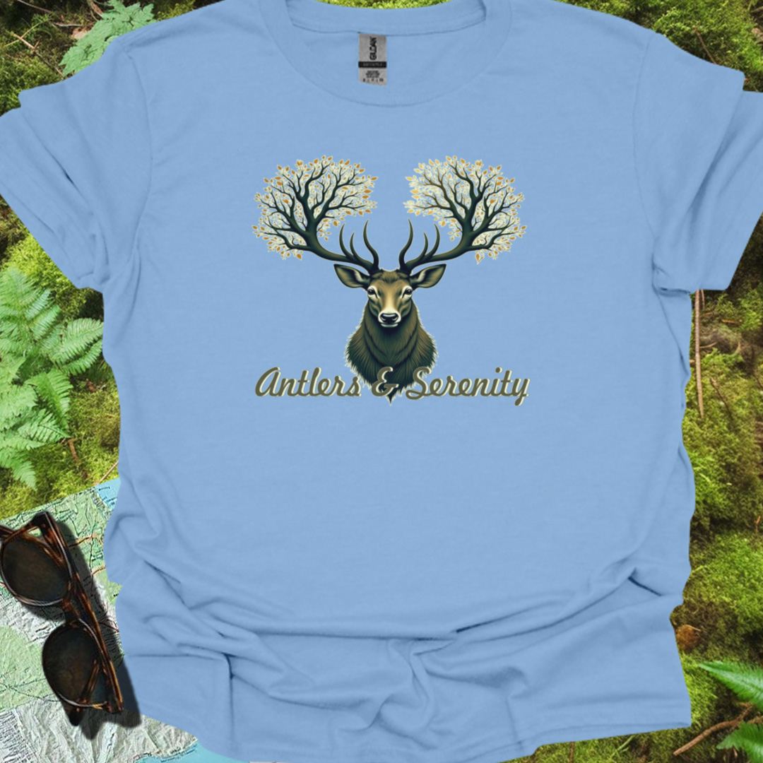 Antlers & Serenity T-shirt trendy