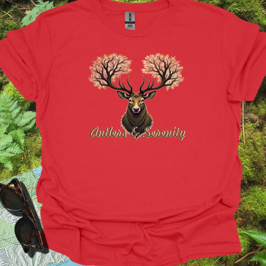 Antlers & Serenity T-shirt trendy