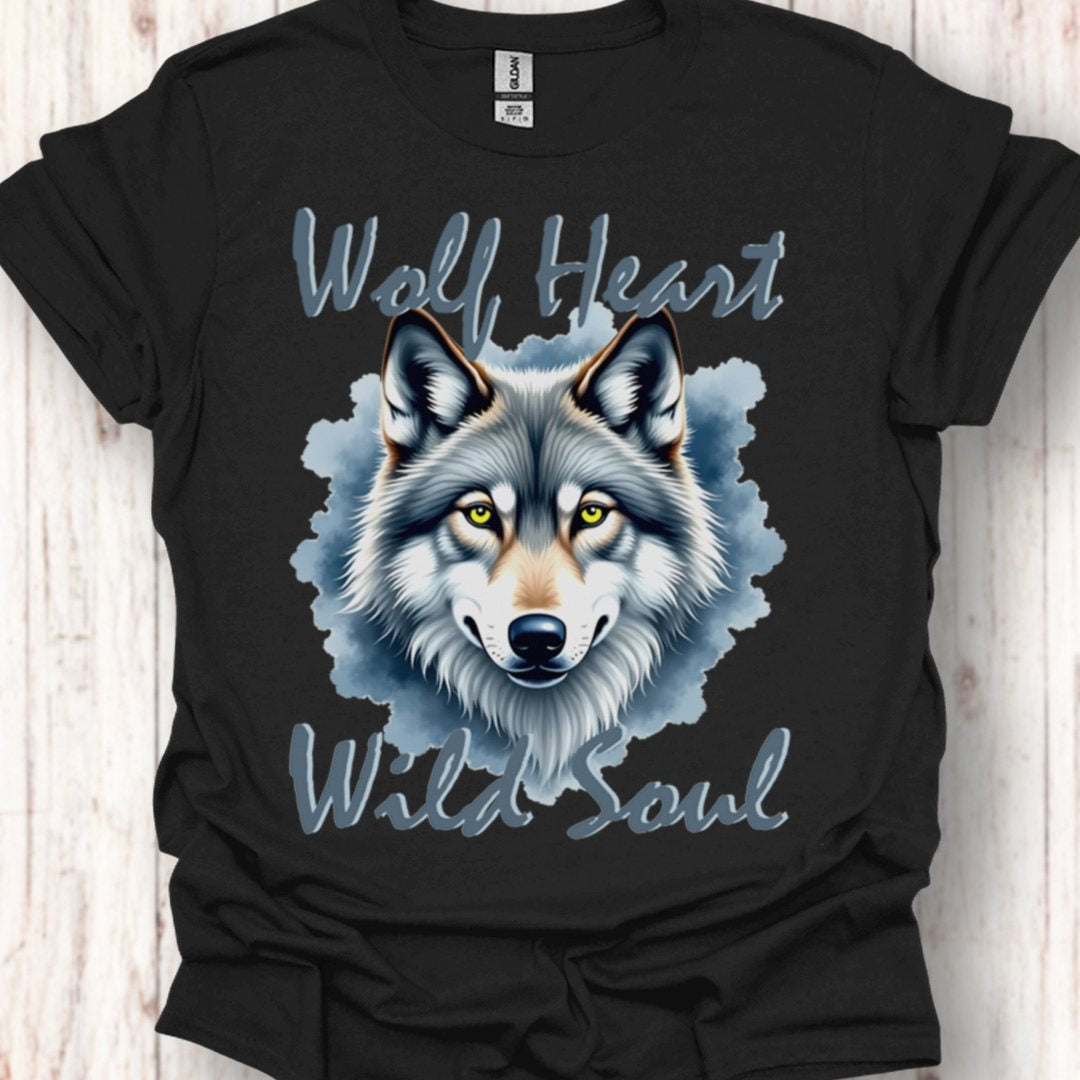 Wolf Heart Wild Soul T-shirt intemporel