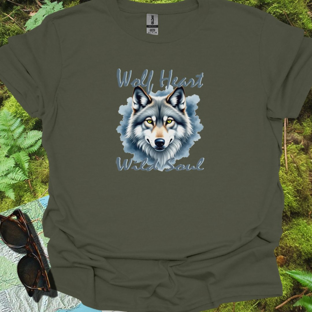 Wolf Heart Wild Soul T-shirt tijdloos