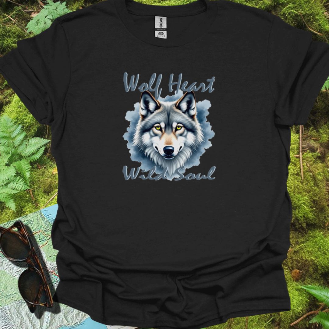 Wolf Heart Wild Soul T-shirt tijdloos