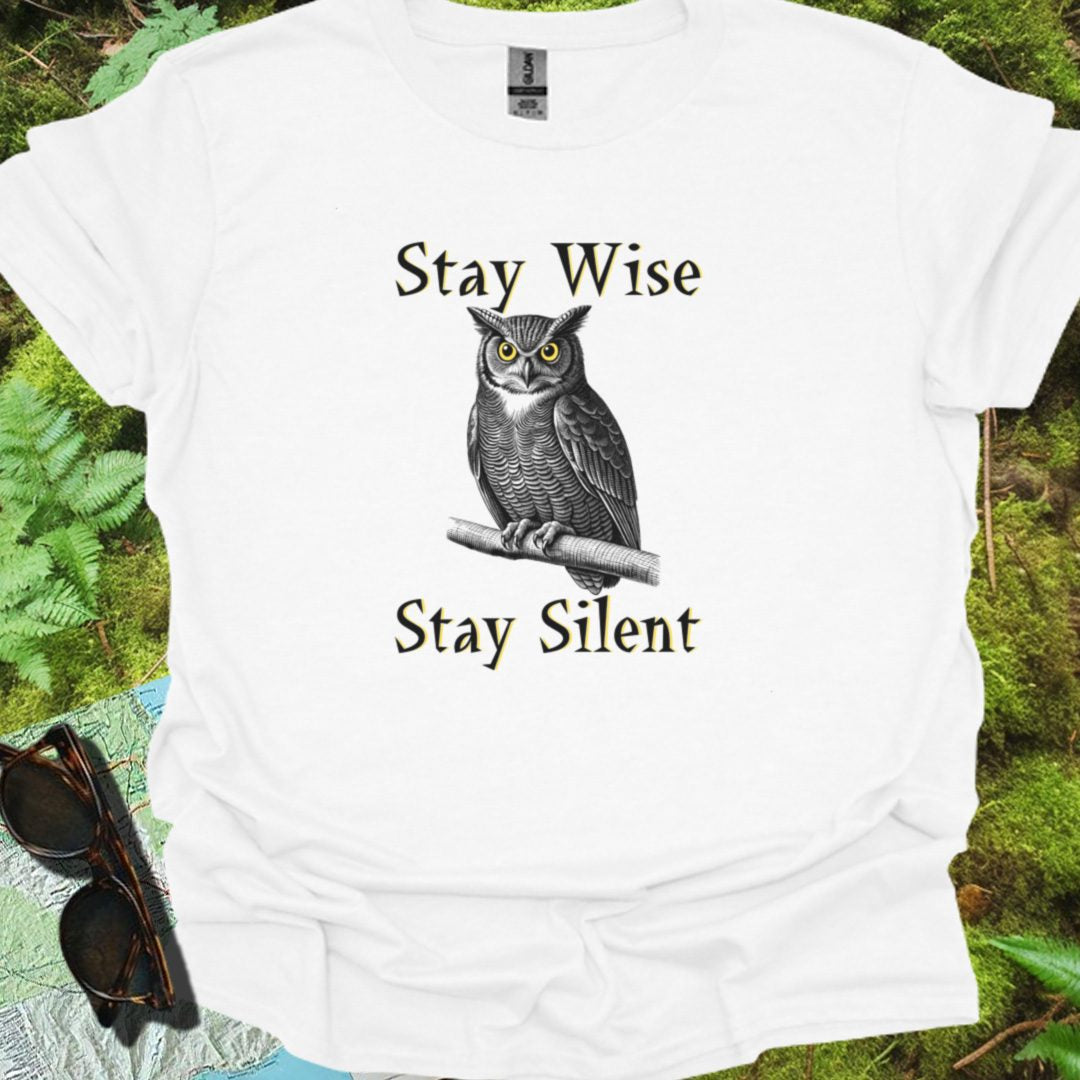 Stay Wise Stay Silent T-shirt tijdloos