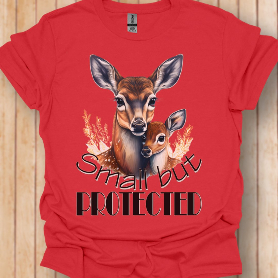 Small but Protected Hert trendy T-shirt