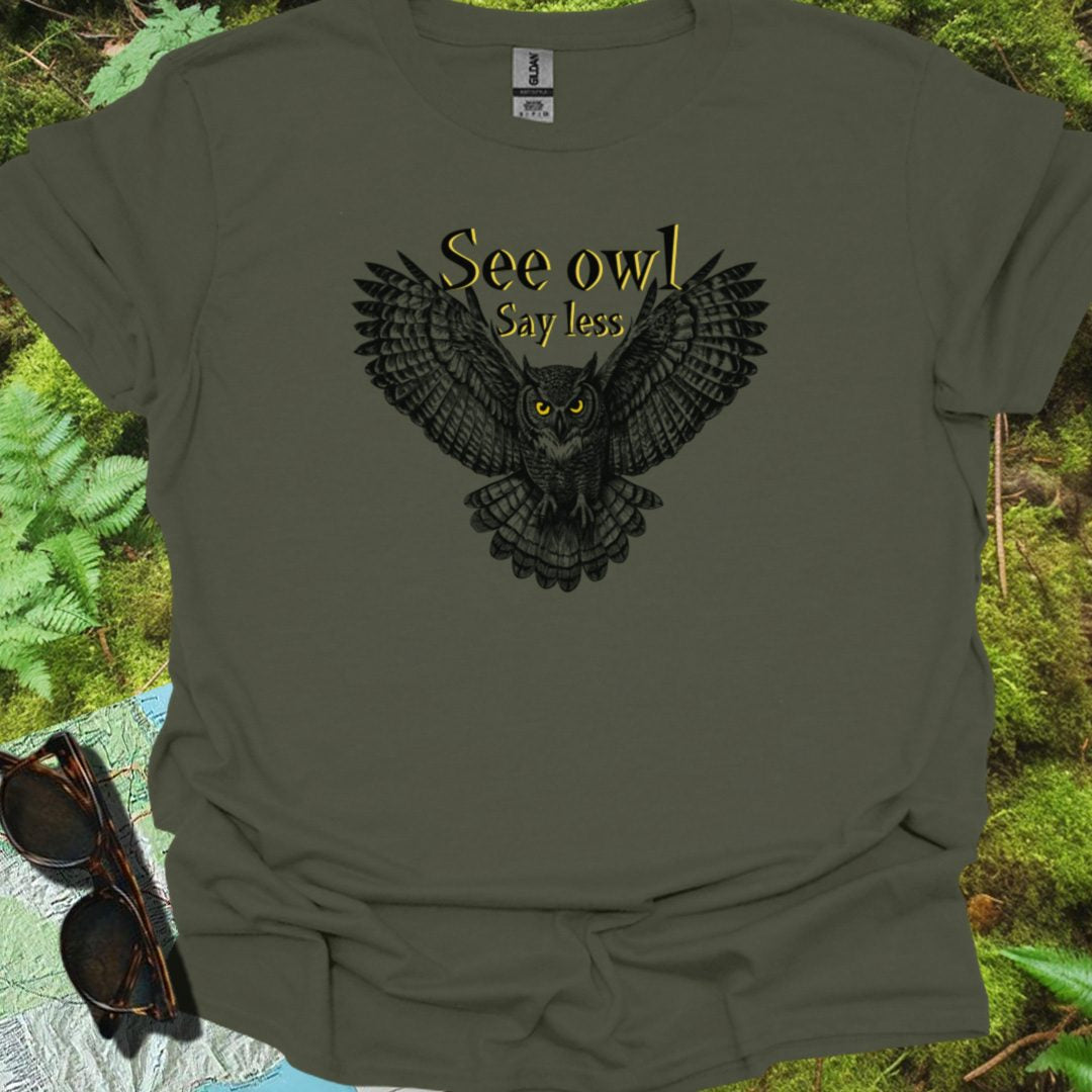 See Owl T-shirt tijdloos