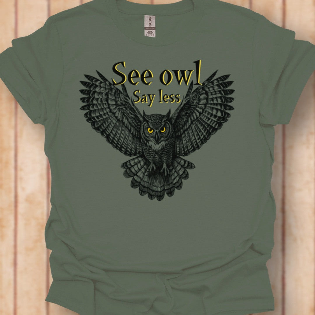 See Owl T-shirt intemporel