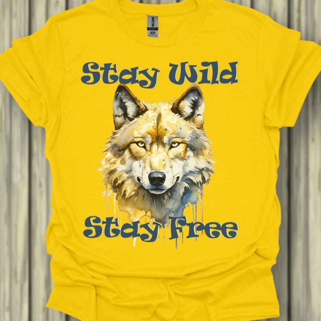 Stay Wild Stay Free trendy T-shirt