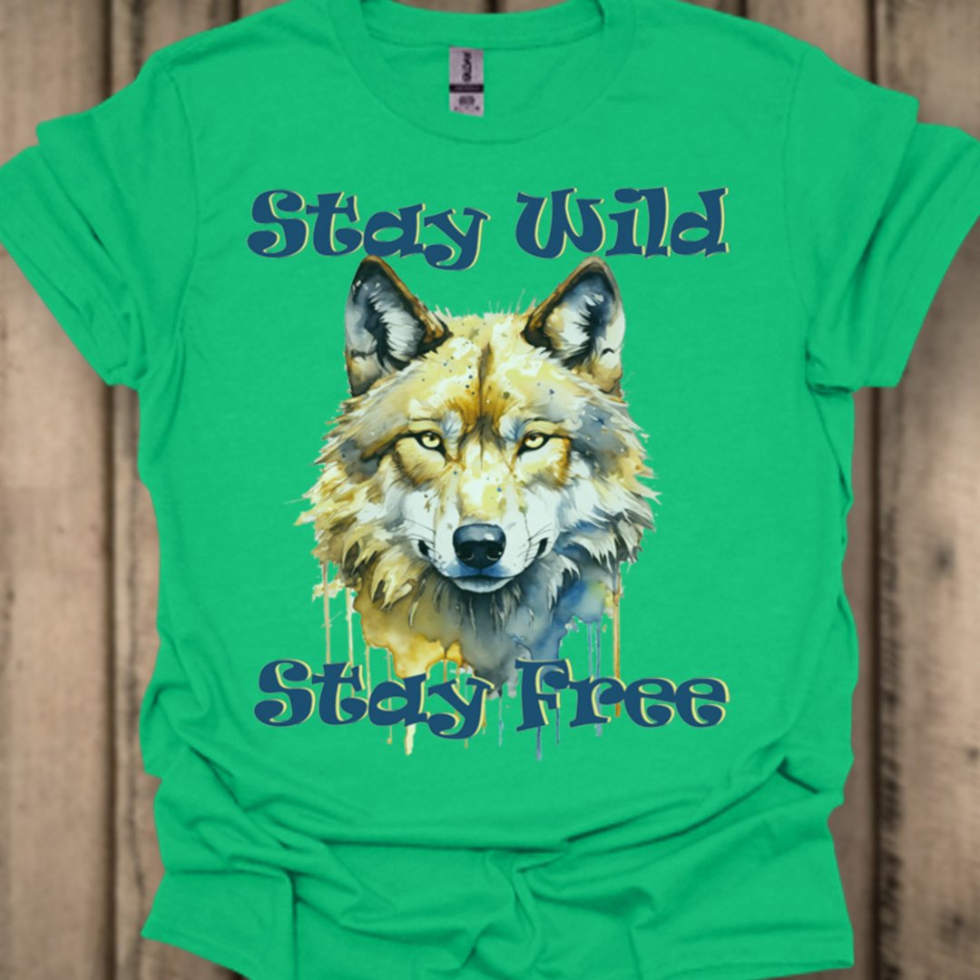 Stay Wild Stay Free trendy T-shirt