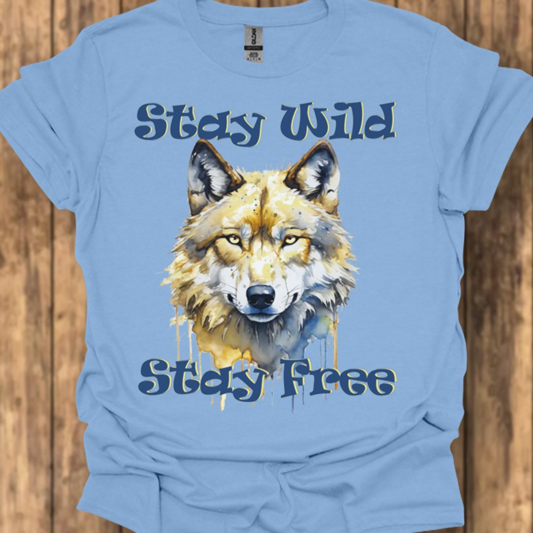 Stay Wild Stay Free trendy T-shirt