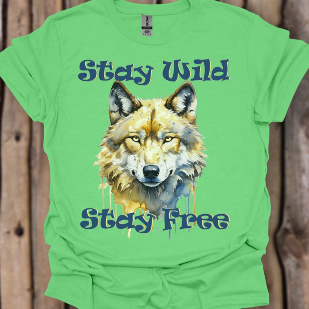 Stay Wild Stay Free trendy T-shirt