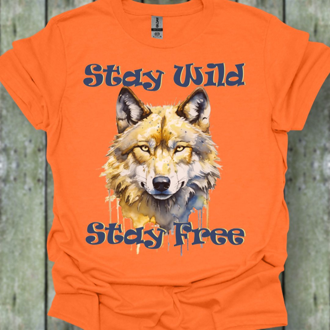 Stay Wild Stay Free trendy T-shirt