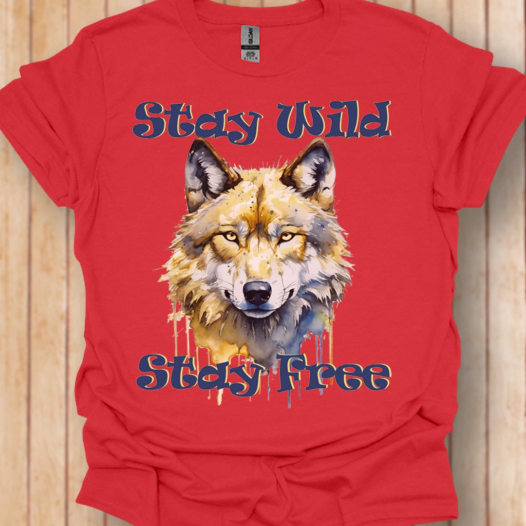 Stay Wild Stay Free trendy T-shirt