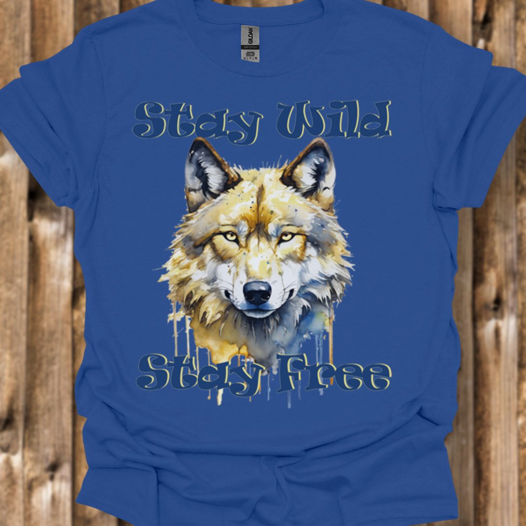Stay Wild Stay Free trendy T-shirt