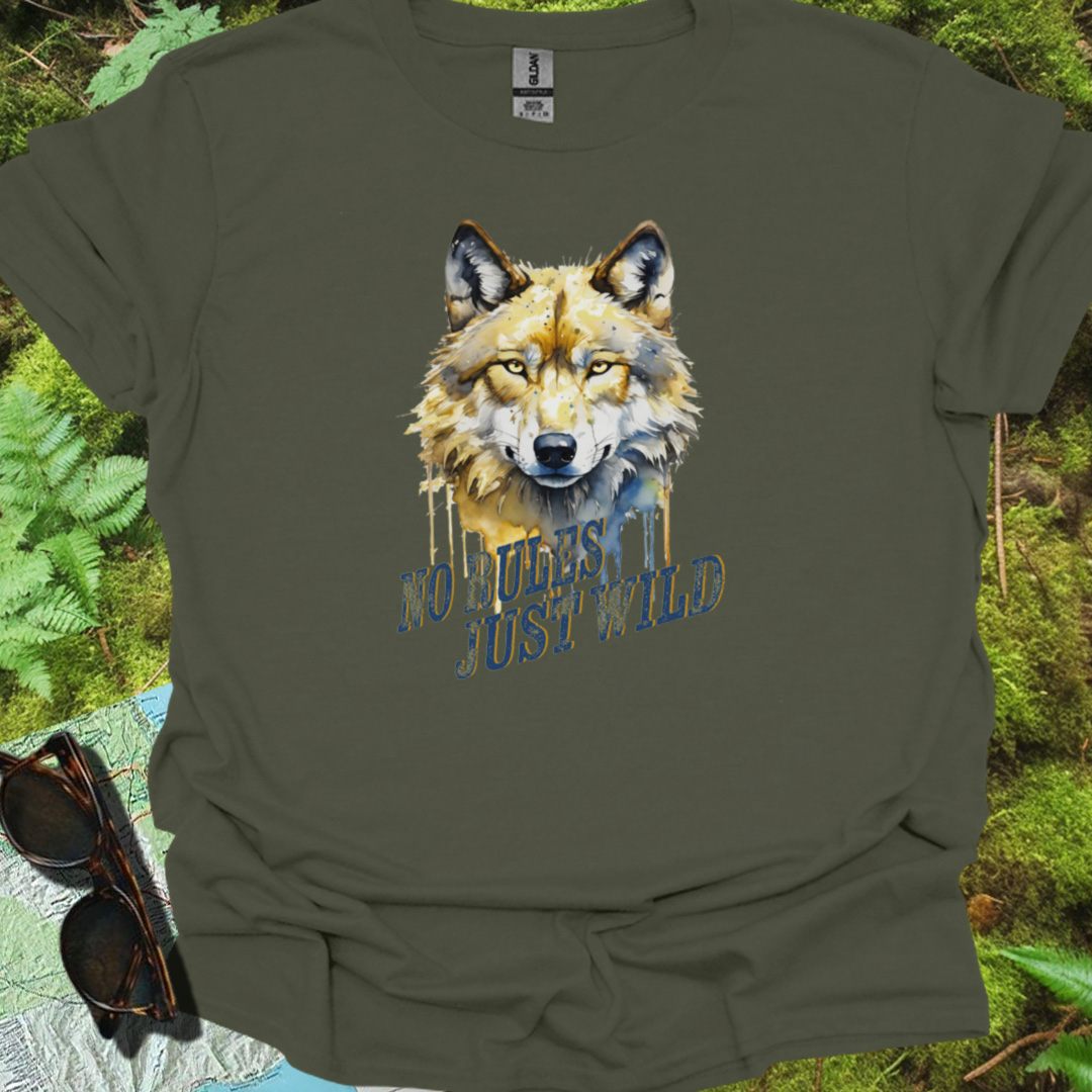 No Rules Just Wild T-shirt tijdloos