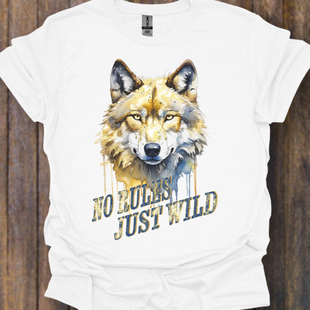 No Rules Just Wild T-shirt tijdloos