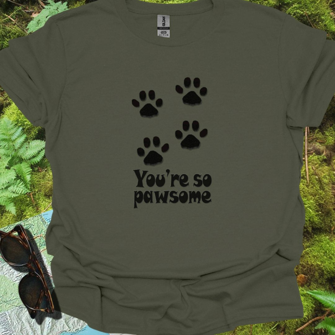 You're so Pawsome T-shirt tijdloos