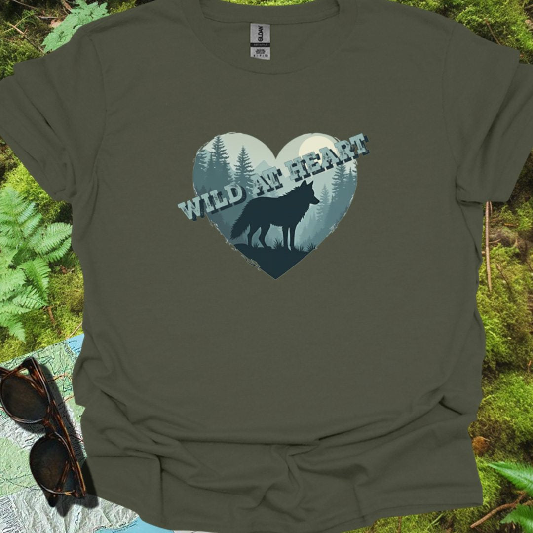 Wild at Heart Wolf T-shirt tijdloos