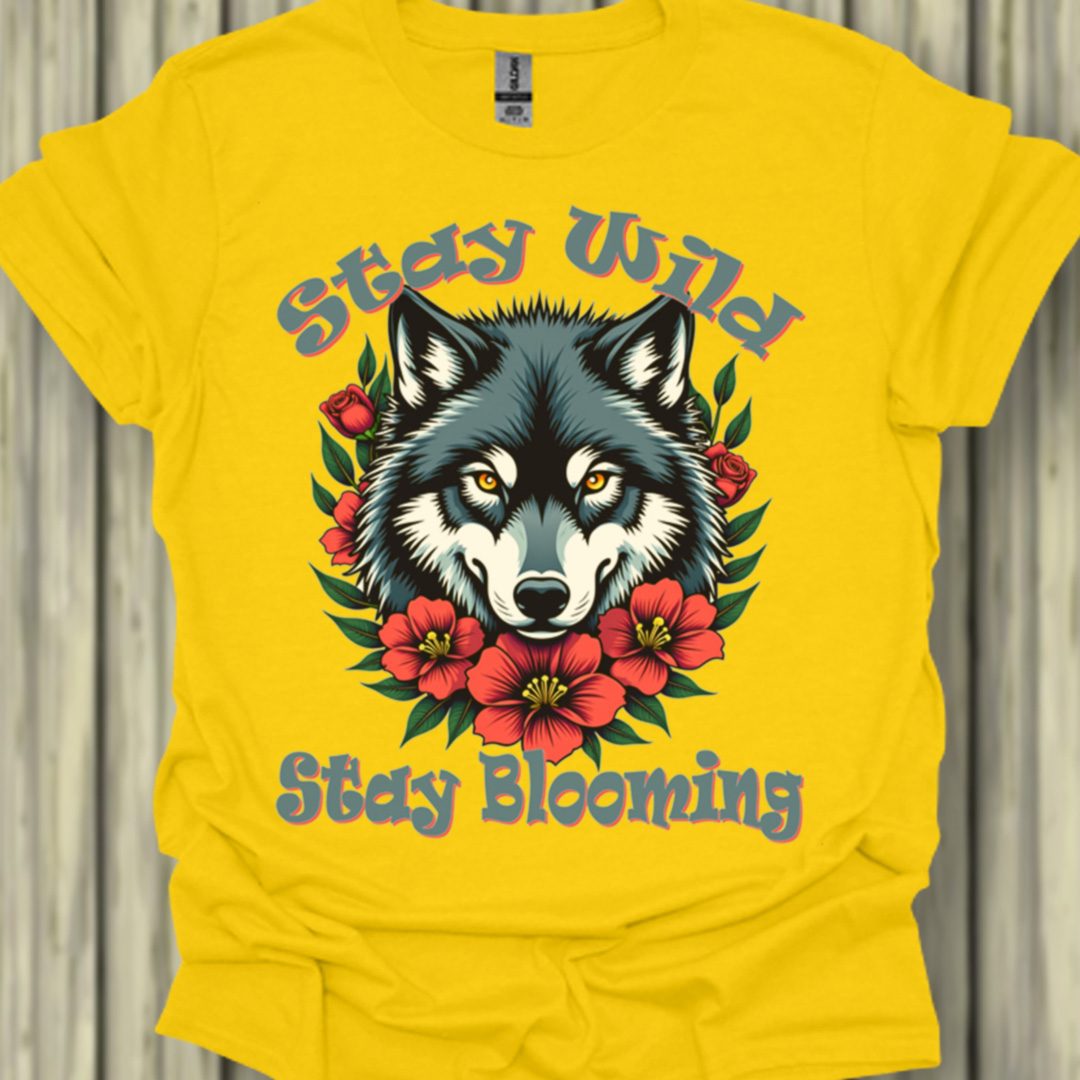 Stay Blooming trendy T-shirt