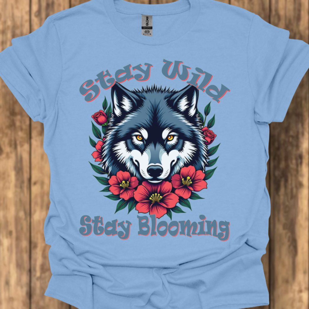 Stay Blooming trendy T-shirt