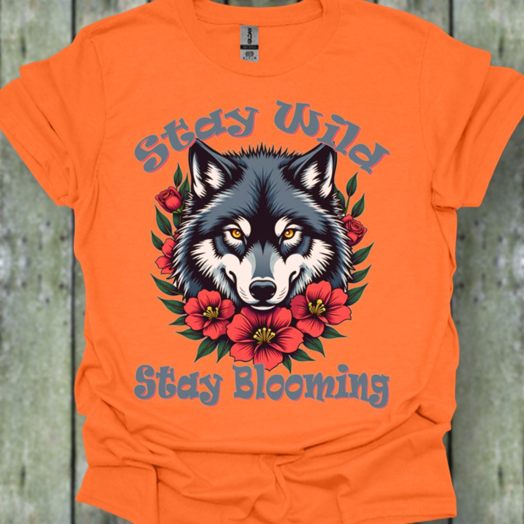 Stay Blooming trendy T-shirt