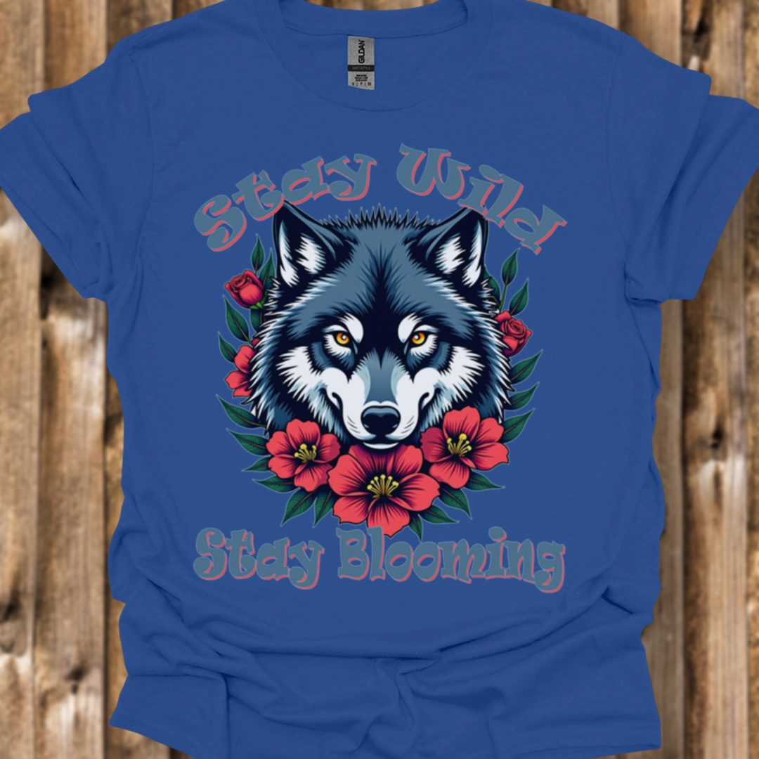 Stay Blooming trendy T-shirt