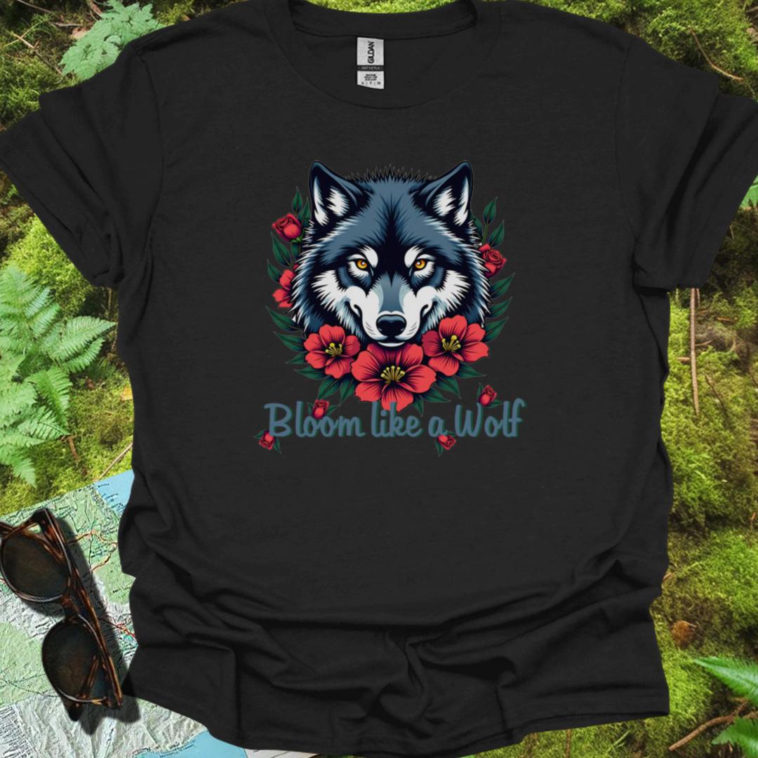 Bloom like a Wolf T-shirt tijdloos