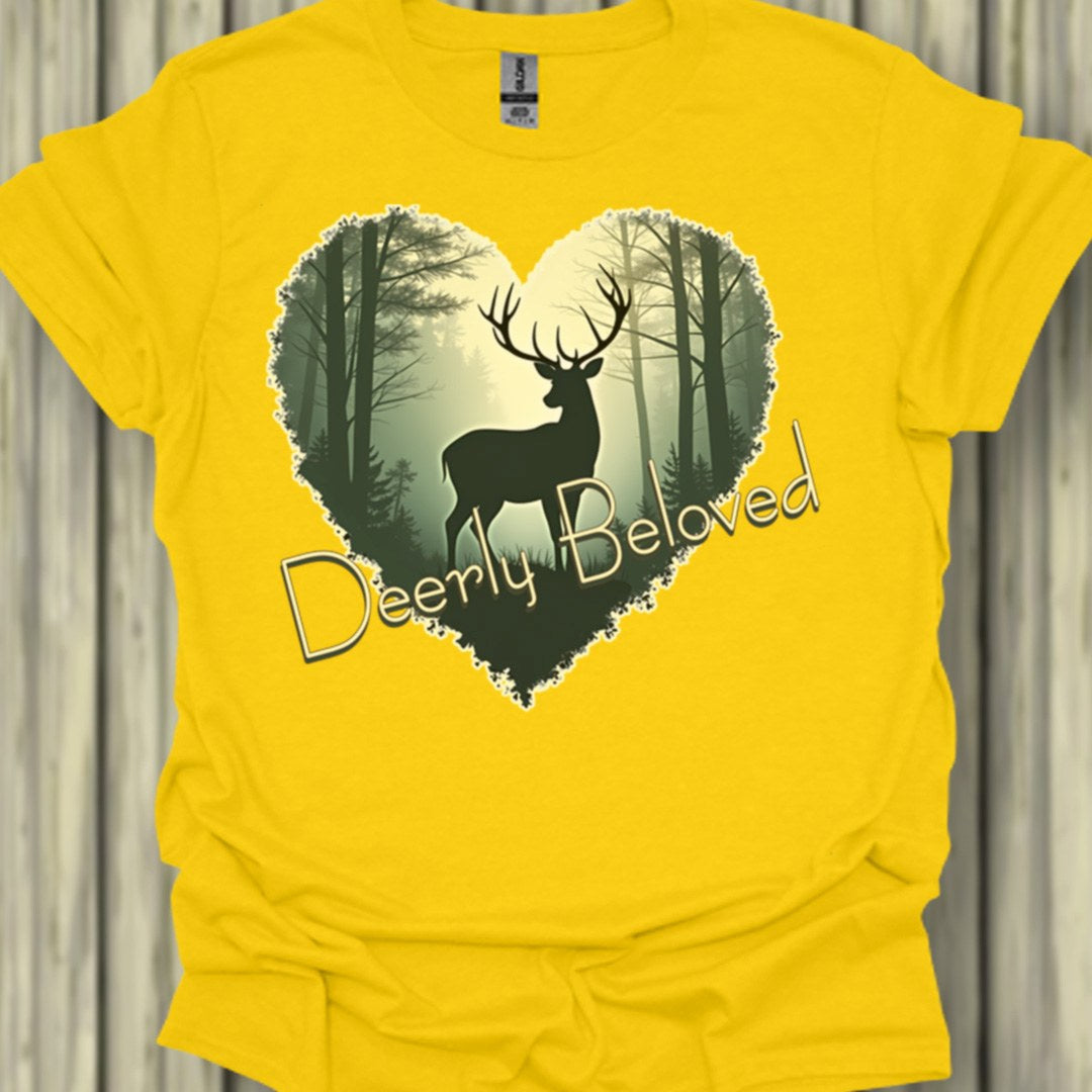 Deerly Beloved trendy T-shirt